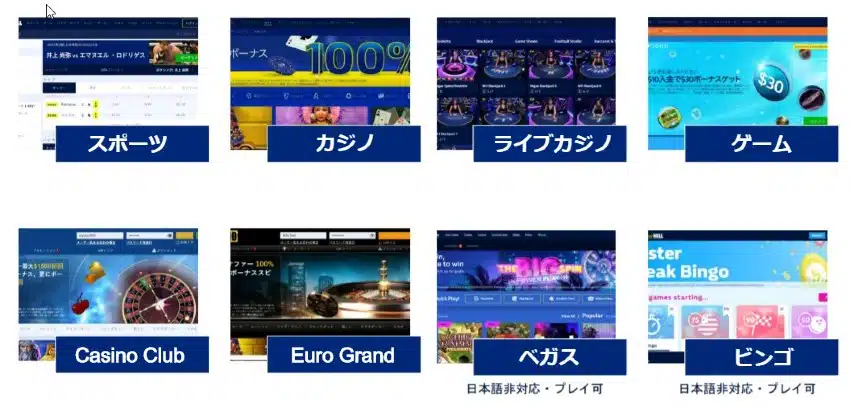 William Hill ゲーム