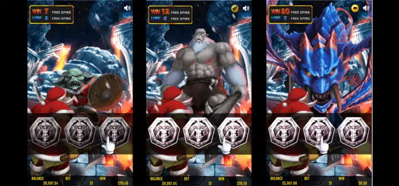 Battle Dwarf Xmas BATTLEステージ 。