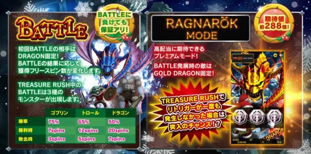 Battle Dwarf Xmas モード 。