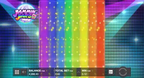 Jammin Jarsスロット レインボーフィーチャー