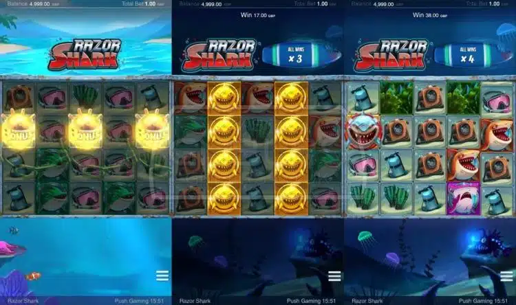 razor shark feature