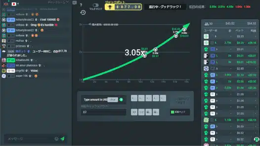 GamdomCasino クラッシュ