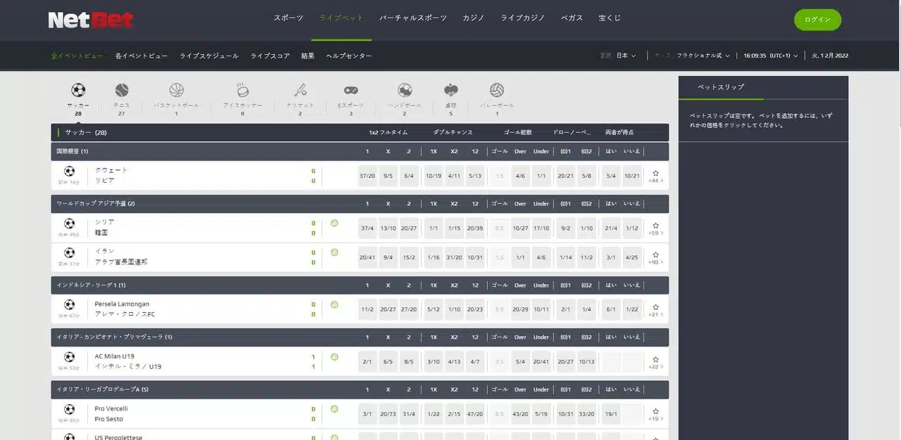 NetBet カジノ スポーツ