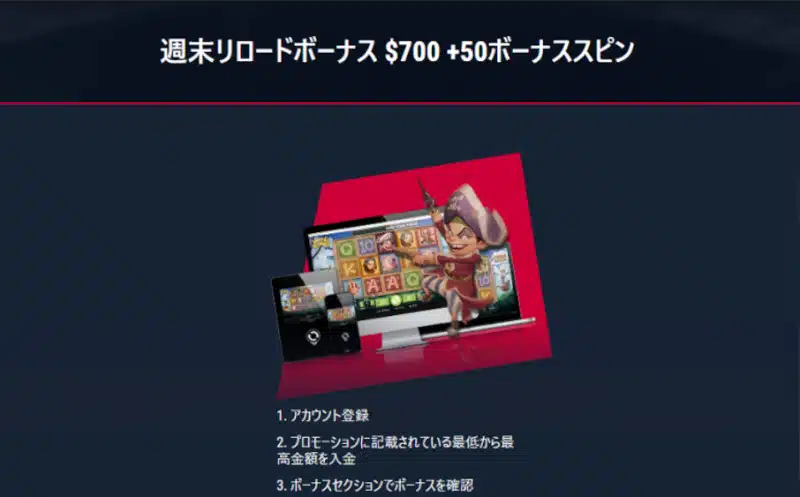ラボナカジノ リロードボーナス