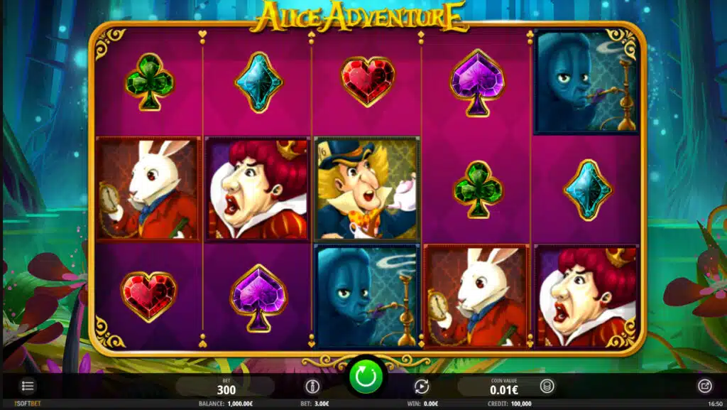 iSoftbet アリス アドベンチャーズ