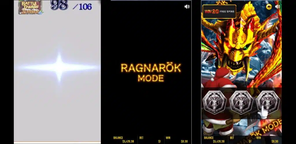Battle Dwarf Xmas RAGNAROKモード 。