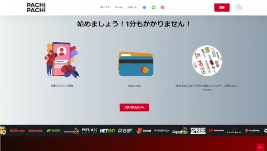 PachiPachi Casino ホーム