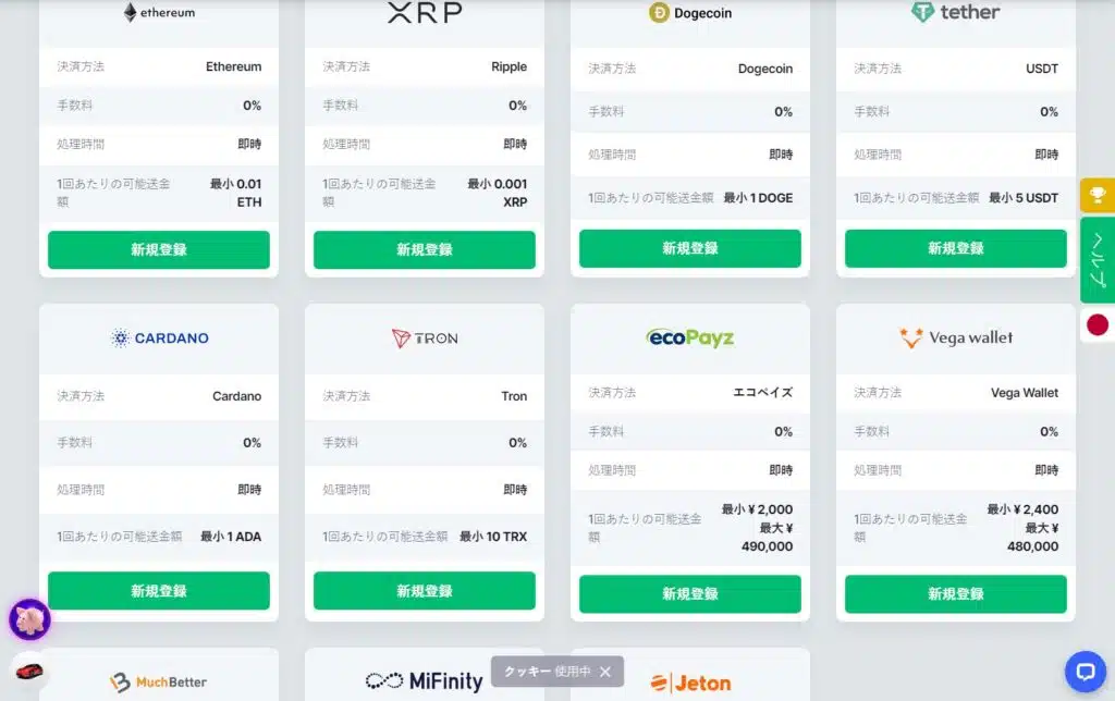 ビットスターズ入金方法.