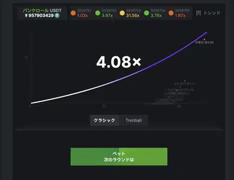 BCゲーム クラッシュゲーム