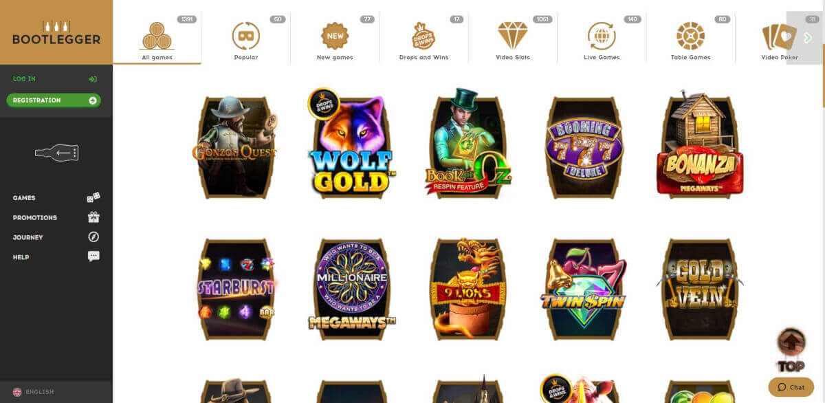 Bootlegger Casino Review 1 Bootlegger Casino Games Review