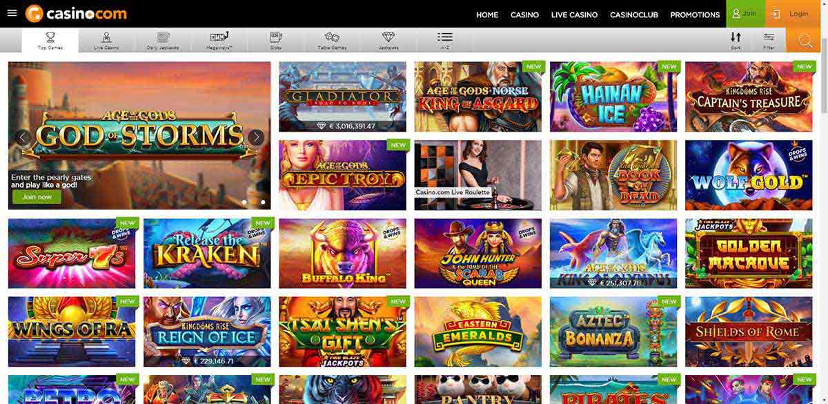 Casino.com Review - Great Bonuses & Games with the Best Software 1 Casino.com Games Review