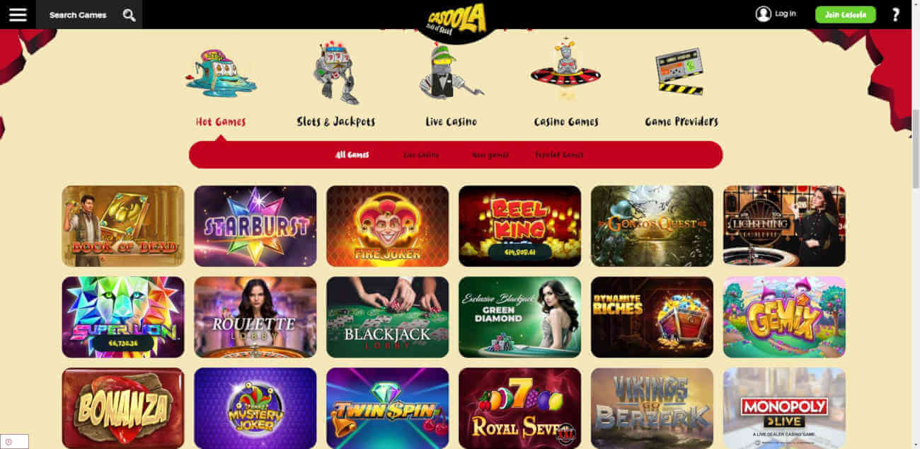 Casoola Casino Review 1 Casoola Casino Games Review