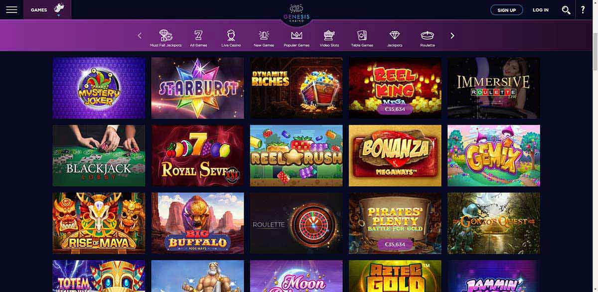 Genesis-Casino-Games-Review