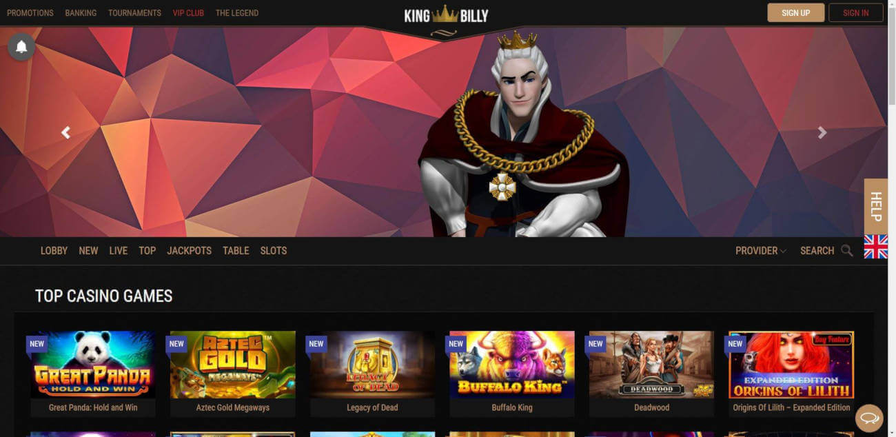 King Billy Casino Review 1 King Billy Casino Games Review
