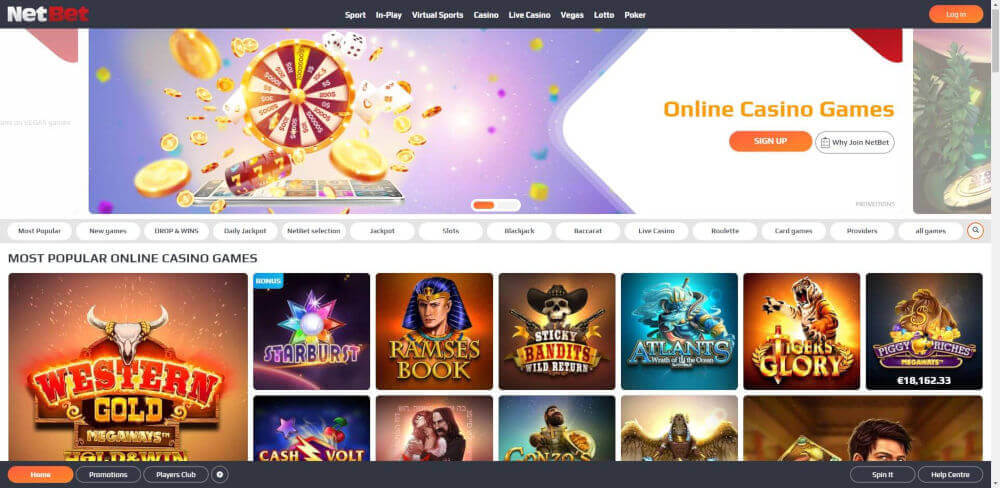 NetBet Casino Games Review