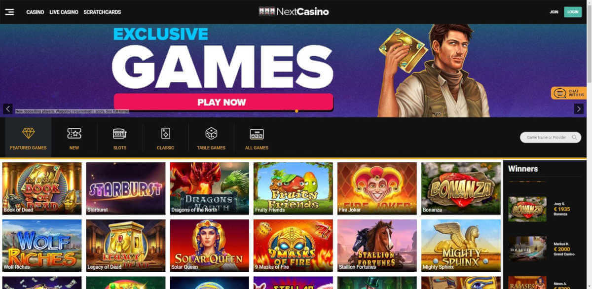 Next Casino Games Review