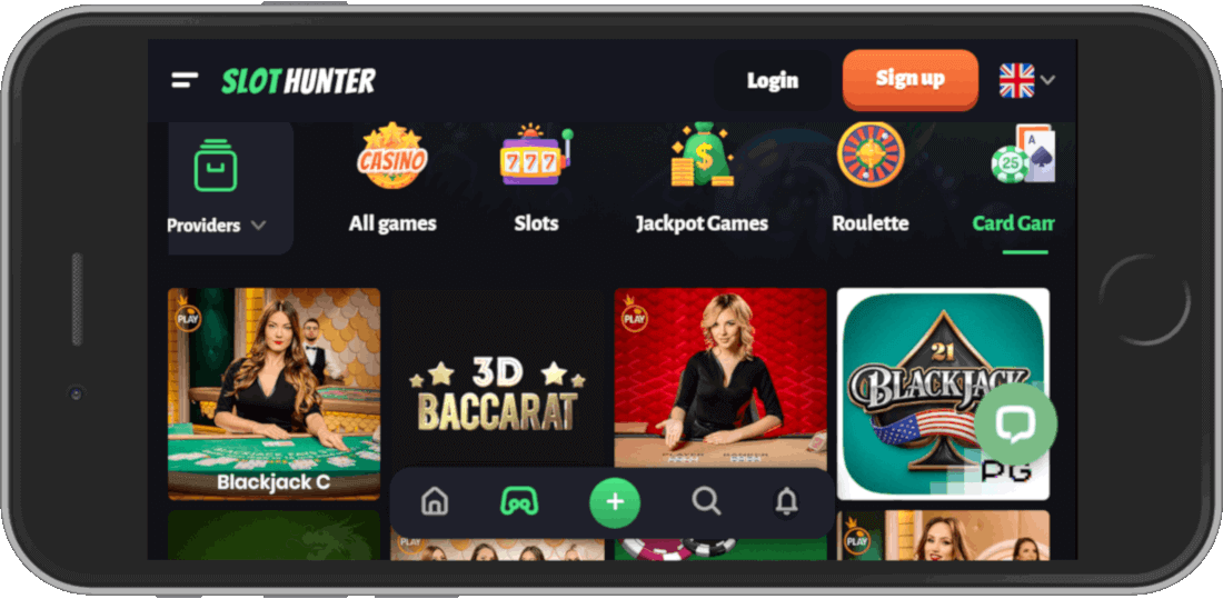 Slot Hunter Mobile Casino Review