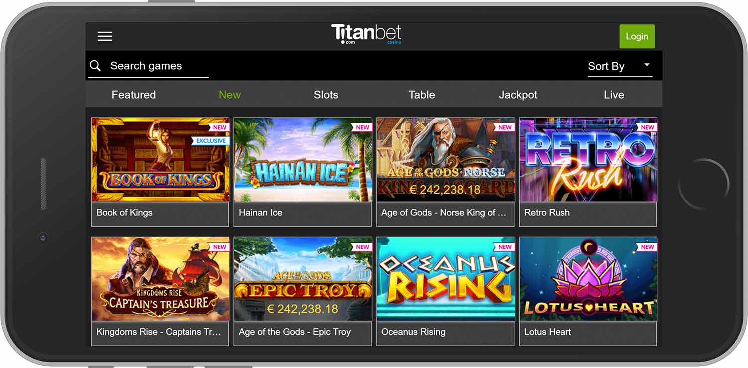 Titanbet Casino Mobile