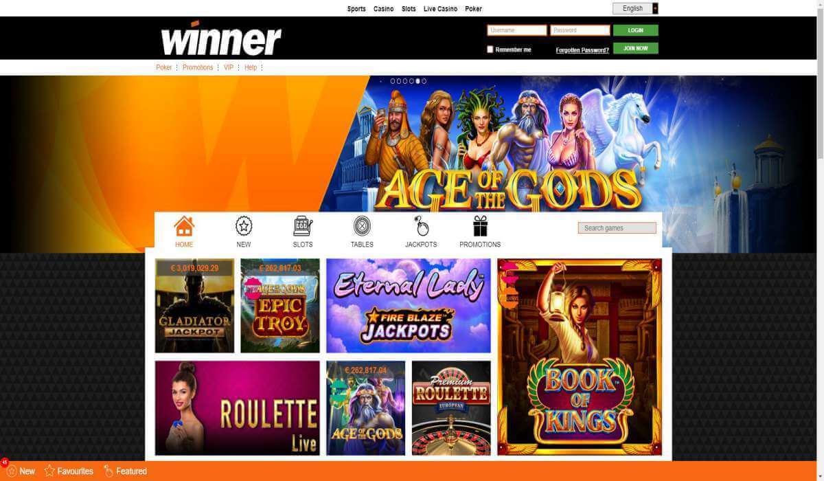 Winner Casino Games Review