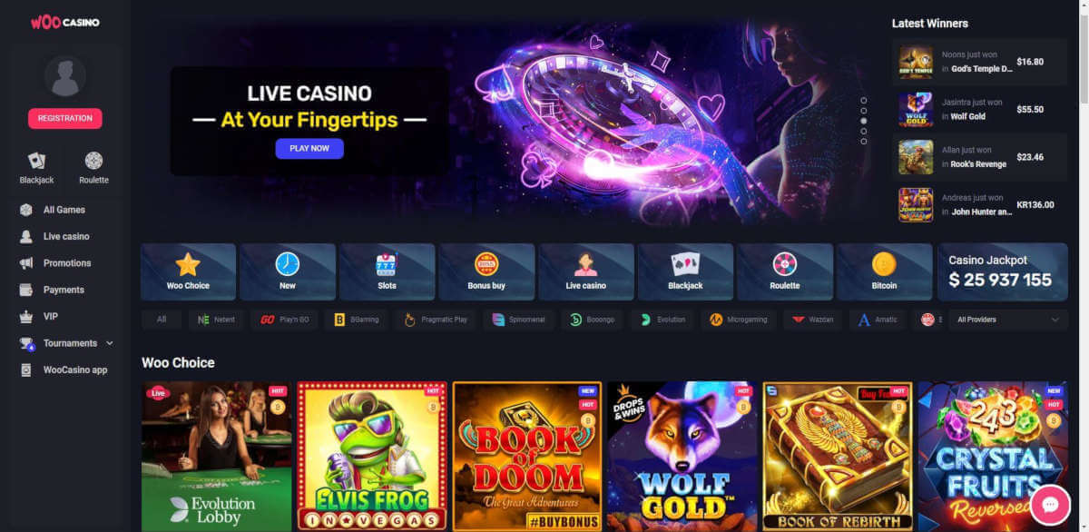 Woo Casino Games Review