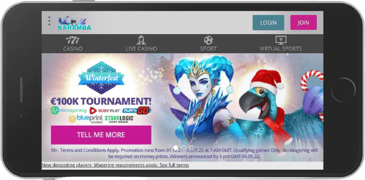 karamba casino mobile