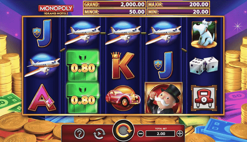 Monopoly Grand Hotel Online Casino Slot Game