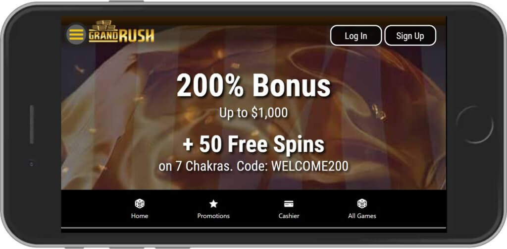 Grand Rush Casino Review by CasinoTop10 2 grand rush mobile