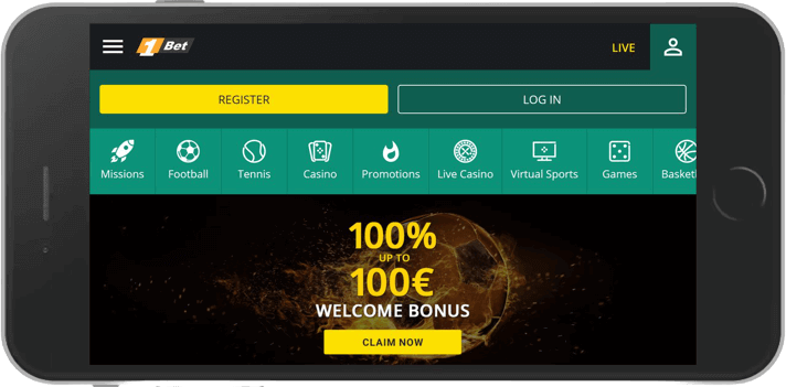 1Bet Casino Review by CasinoTop10 2 1bet casino mobile view