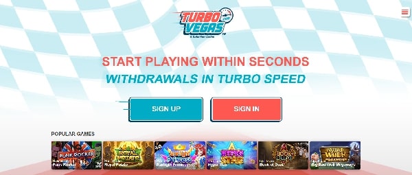 TurboVegas Casino Desktop Version