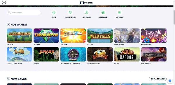 Casino Room Review by CasinoTop10 1 Casino Room Desktop Layout