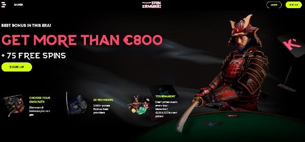 Spin Samurai Casino Review by CasinoTop10 1 Spin Samurai casino reviews