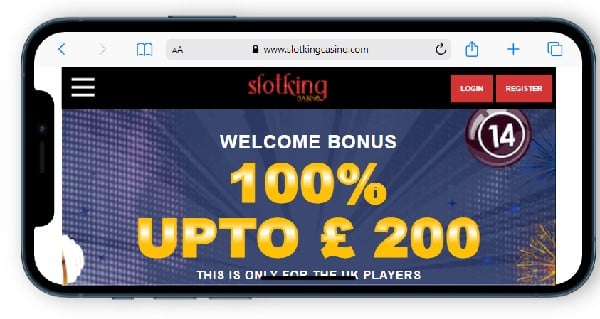 SlotKing Casino Review by CasinoTop10 2 SlotKing Casino Mobile Experience