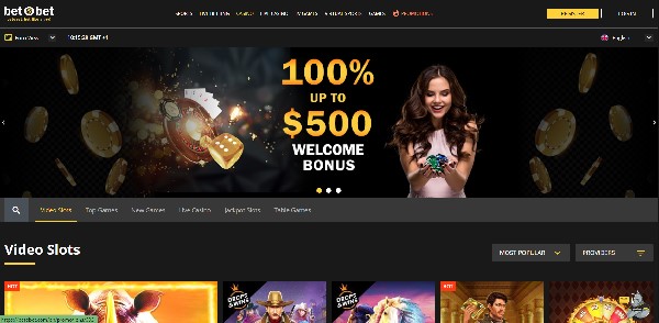 BetObet Casino Review by CasinoTop10 1 Betobet Casino Desktop UX