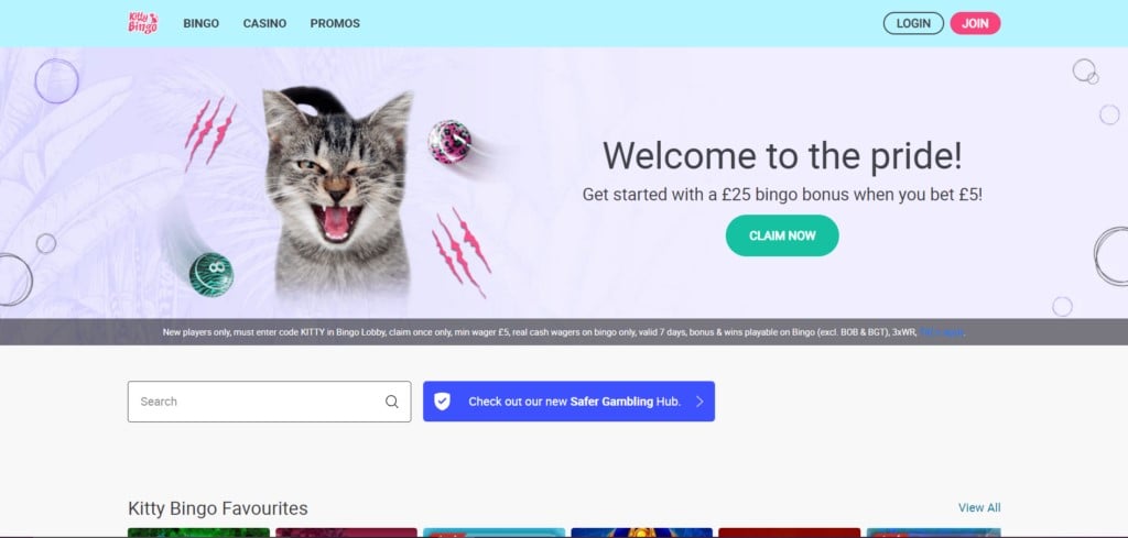 Kitty Bingo Casino Review by CasinoTop10 1 Kitty Bingo Desktop