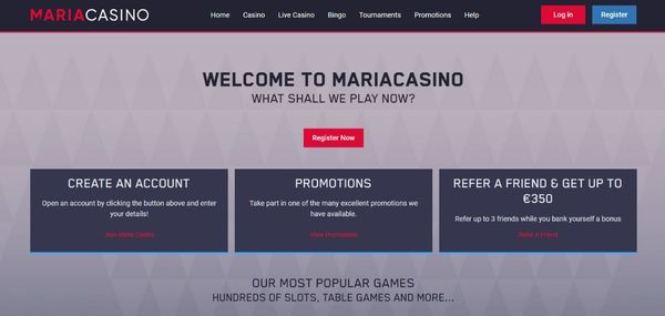 Maria Casino Review by CasinoTop10 1 maria casino online casino