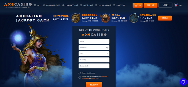 Axe Casino Review by CasinoTop10 1 axe casino no deposit bonus
