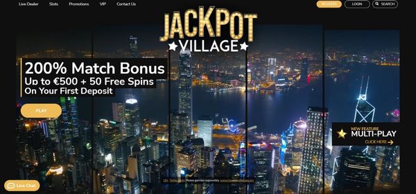 jackpot village welcome bonus
