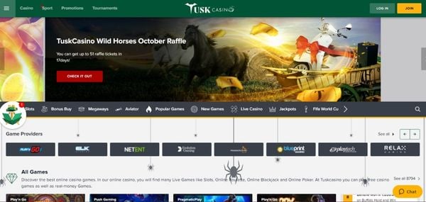 Tusk Casino Review by CasinoTop10 1 tusk casino bonus codes