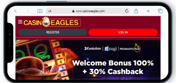 casino eagles mobile casino review
