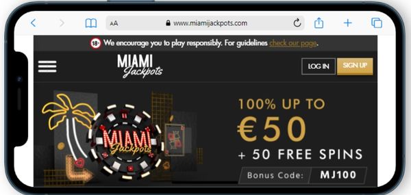 miami jackpot mobile casino review