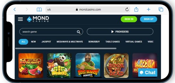 mond casino mobile review