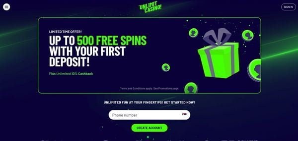 unlimit casino online review