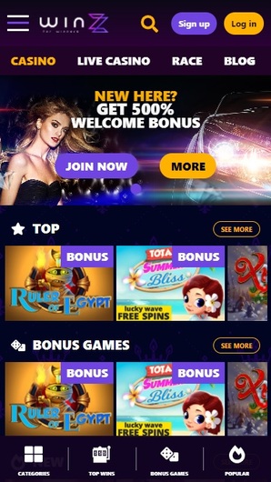 Winzz Casino Review by CasinoTop10 2 Winz Casino Mobile