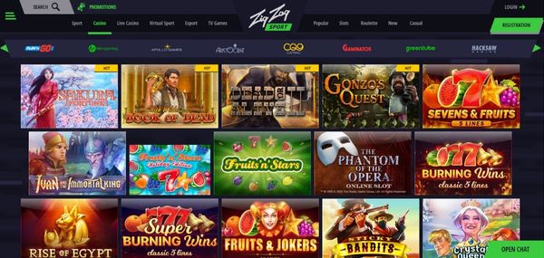 ZigZagSport casino online review