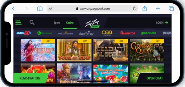 ZigZagSport casino mobile review