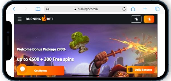 burningbet casino mobile