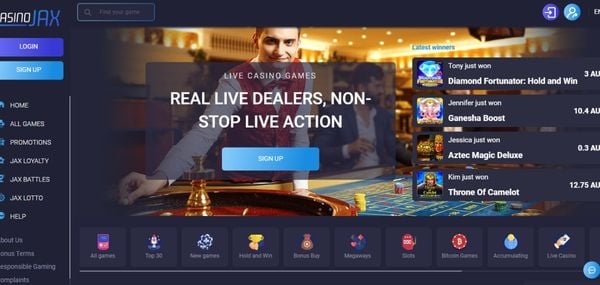 Casinojax casino review