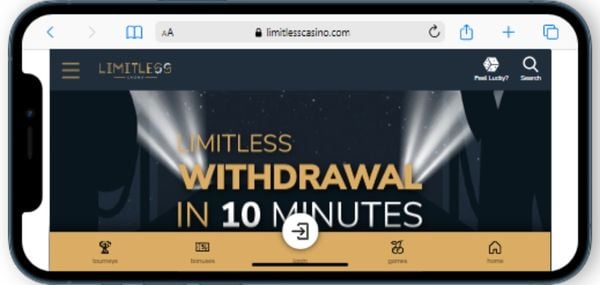 limitless mobile casino review