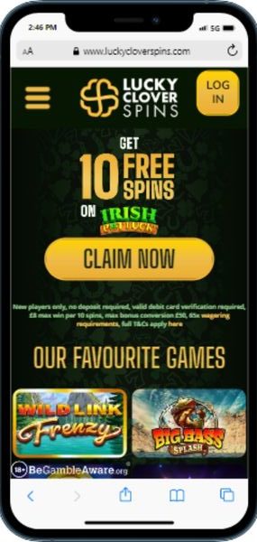 Lucky Clover Spins Casino Mobile review