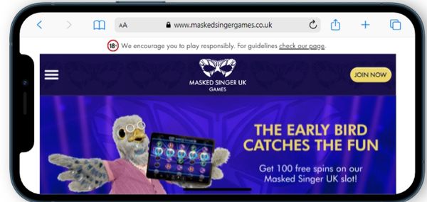 Masked Singer UK Games Casino mobile review